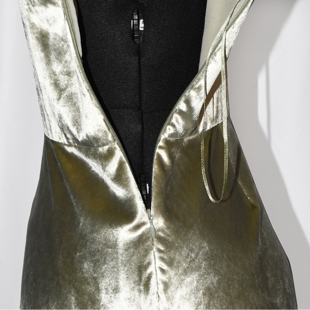 VINCE VELVET SLIP DRESS SCOOP NECK - Picture 4 of 9